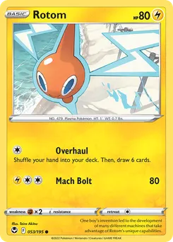 Rotom #53, Silver Tempest