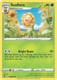 Sunflora #6, Reverse Foil