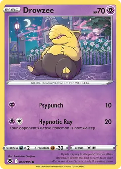 Drowzee #60, Silver Tempest