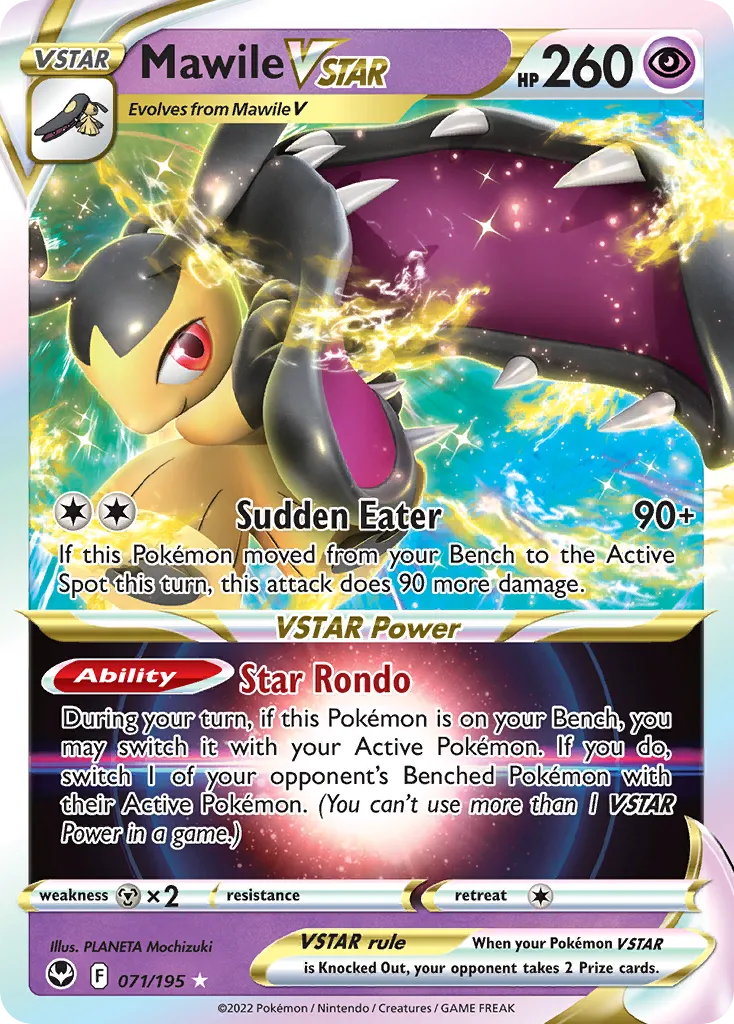 Mawile VSTAR #71, Silver Tempest