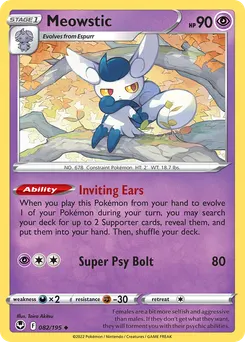 Meowstic #82, Silver Tempest