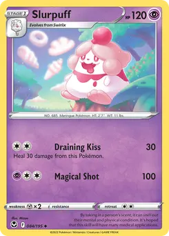 Slurpuff #84, Reverse Foil