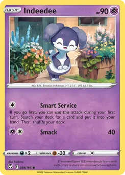 Indeedee #86, Silver Tempest