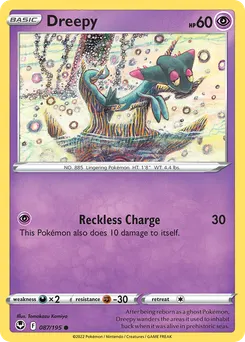 Dreepy #87, Silver Tempest