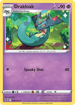 Drakloak #88, Reverse Foil