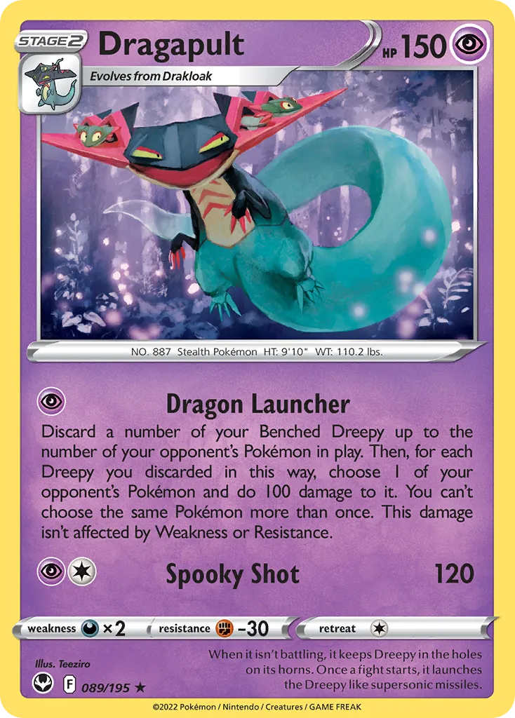 Dragapult #89, Silver Tempest