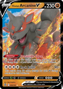 Hisuian Arcanine V #90, Standard