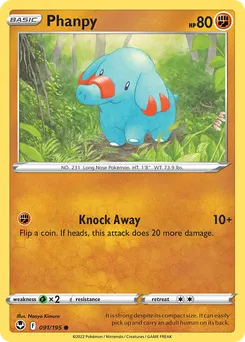 Phanpy #91, Silver Tempest