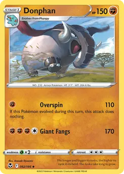 Donphan #92, Silver Tempest