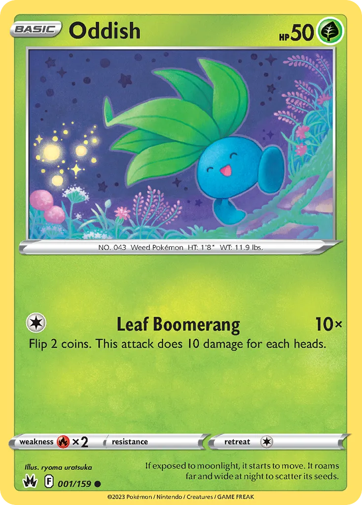 Oddish #1, Crown Zenith
