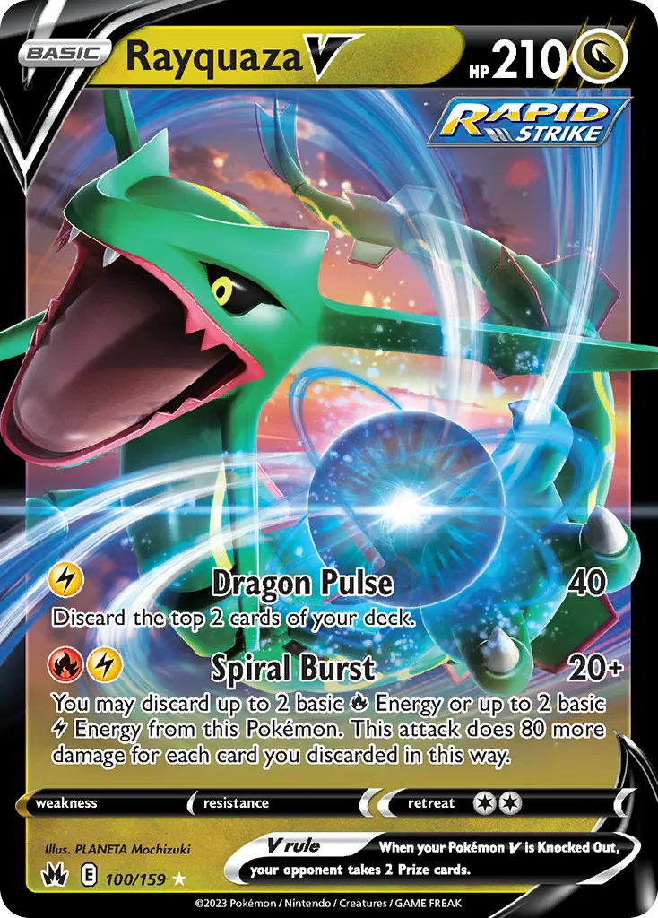 Rayquaza V #100, Crown Zenith