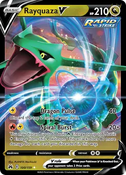 Rayquaza V #100, Standard