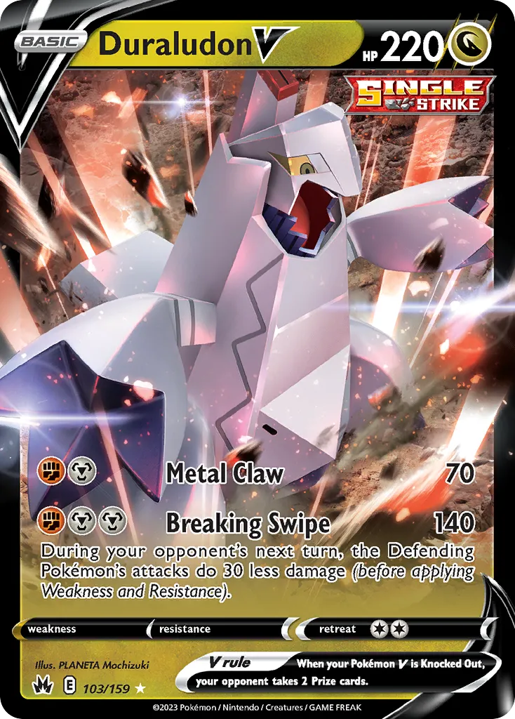 Duraludon V #103, Crown Zenith