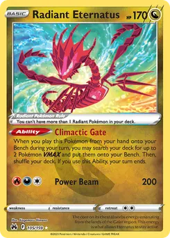 Radiant Eternatus #105, Standard