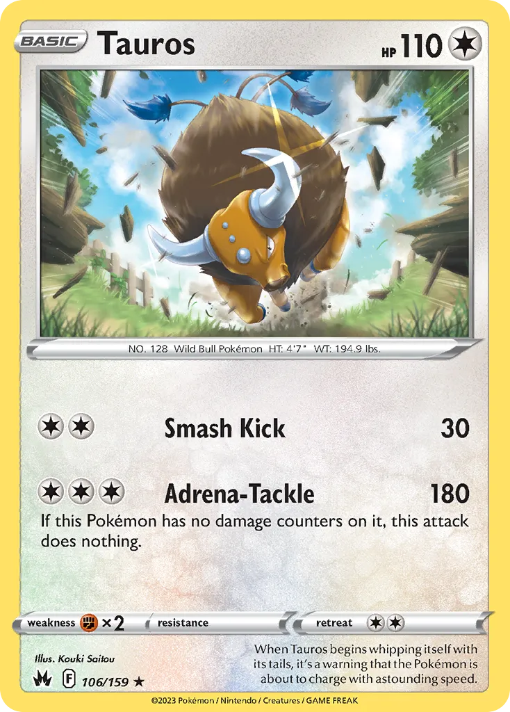 Tauros #106, Crown Zenith