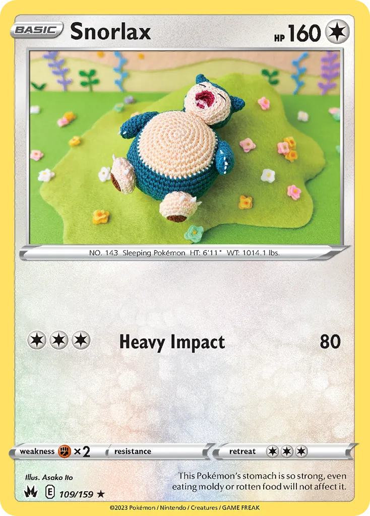 Snorlax #109, Crown Zenith