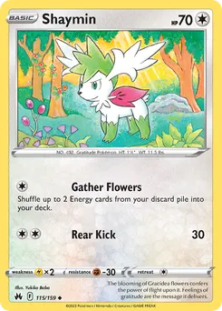 Shaymin #115, Reverse Foil