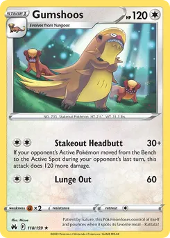 Gumshoos #118, Reverse Foil