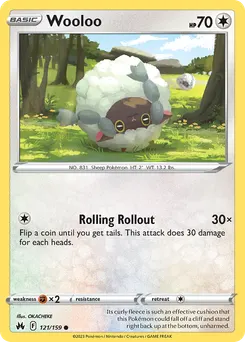 Wooloo #121, Reverse Foil