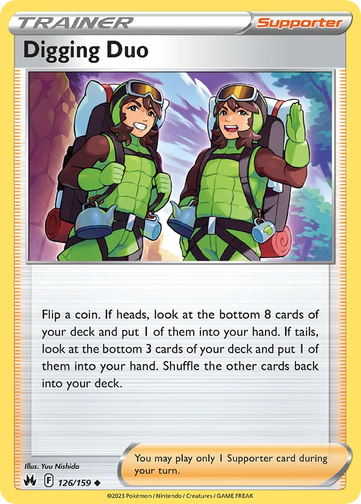 Digging Duo #126, Crown Zenith Reverse Foil