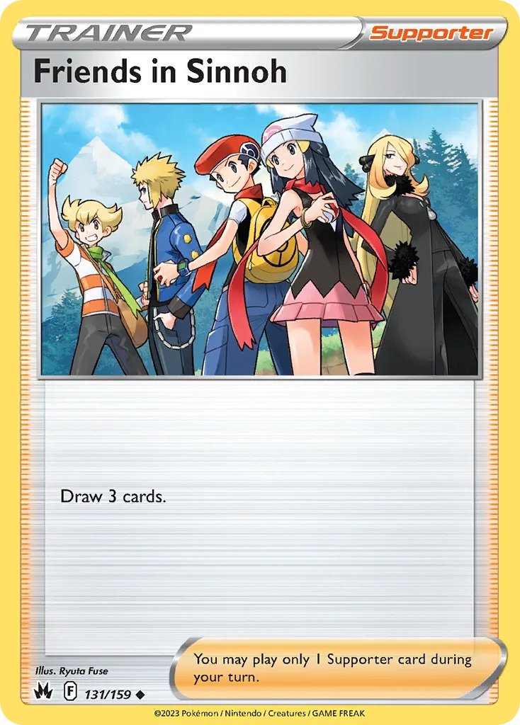 Friends in Sinnoh #131, Crown Zenith Reverse Foil