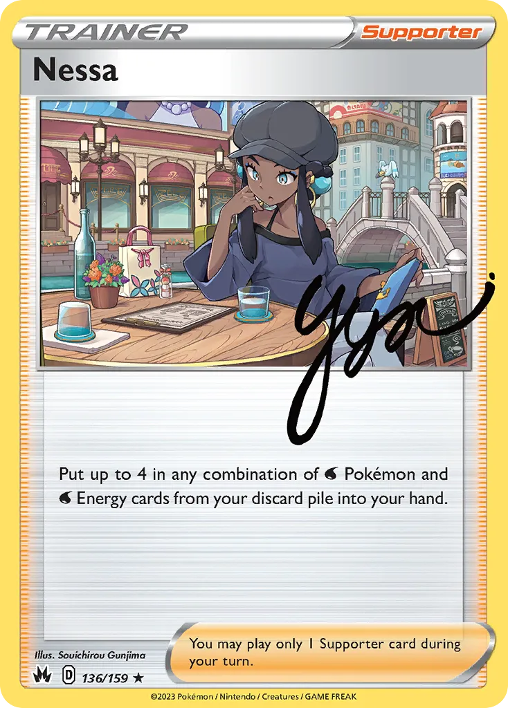 Nessa #136, Crown Zenith Reverse Foil