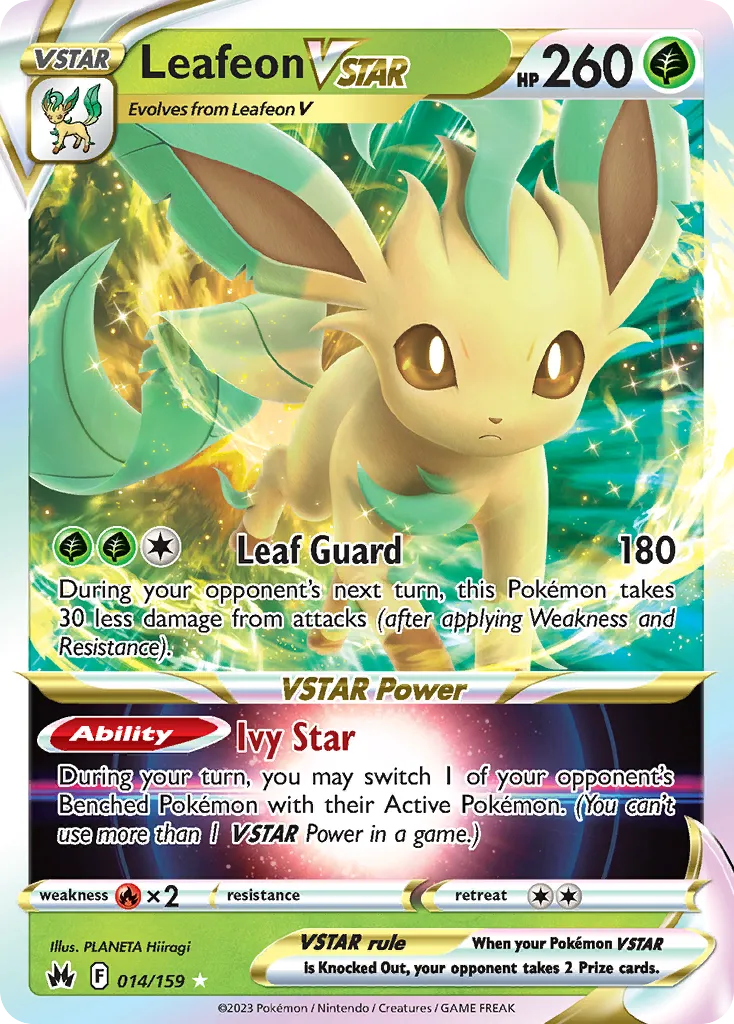 Leafeon VSTAR #14, Crown Zenith