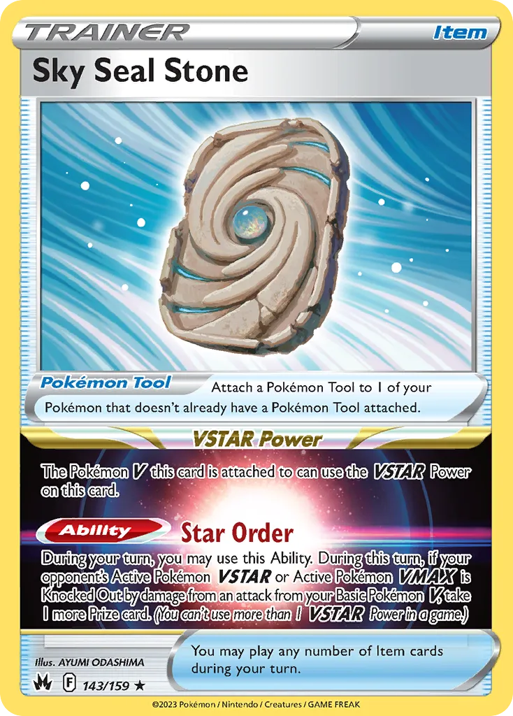 Sky Seal Stone #143, Crown Zenith
