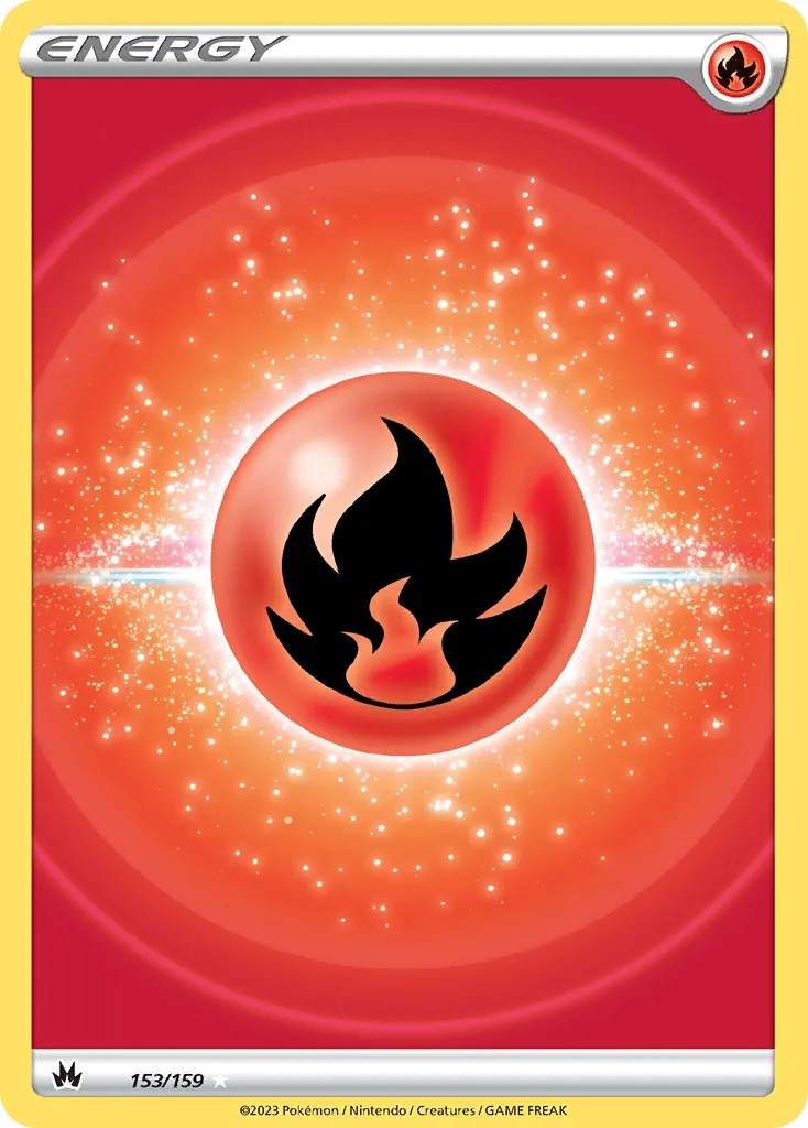 Fire Energy #153, Crown Zenith