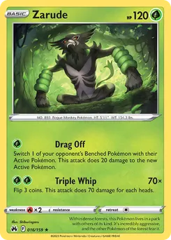 Zarude #16, Reverse Foil