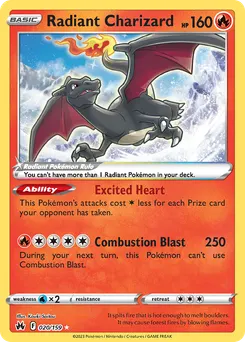 Radiant Charizard #20, Standard