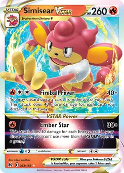 Simisear VSTAR #23, Standard