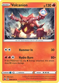 Volcanion #26, Reverse Foil
