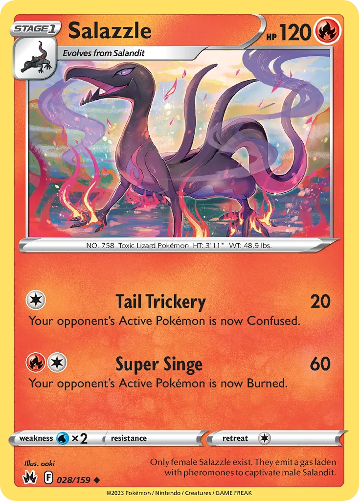Salazzle #28, Crown Zenith Reverse Foil