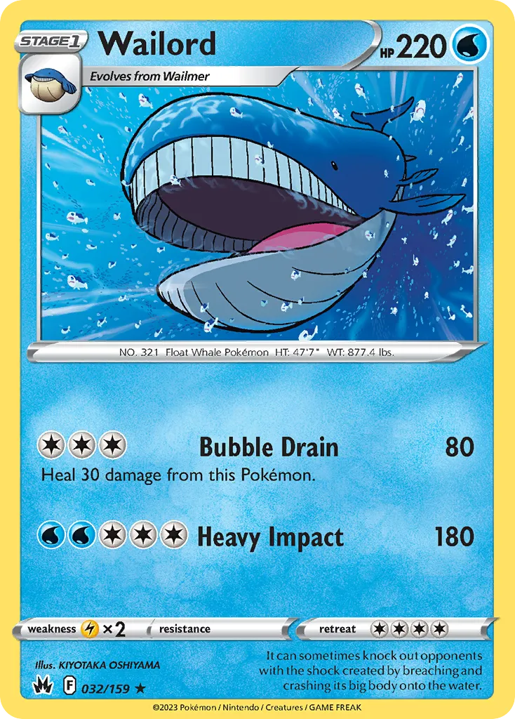 Wailord #32, Crown Zenith