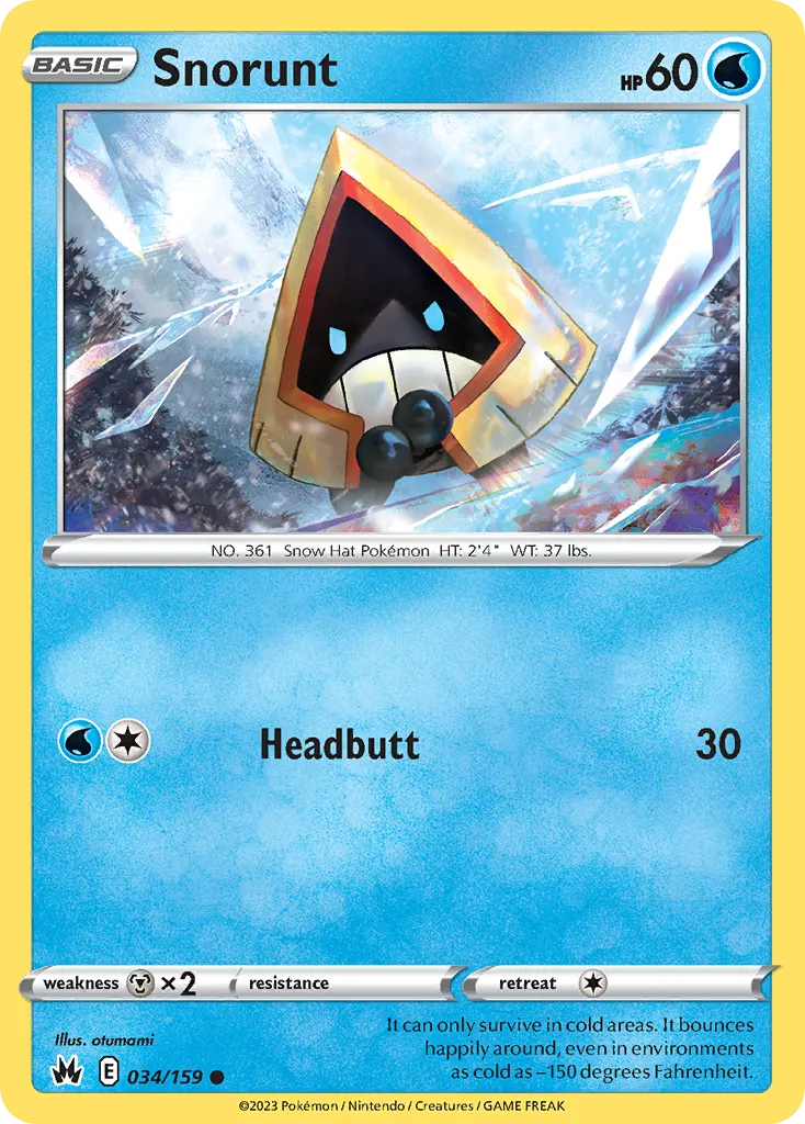Snorunt #34, Crown Zenith Reverse Foil