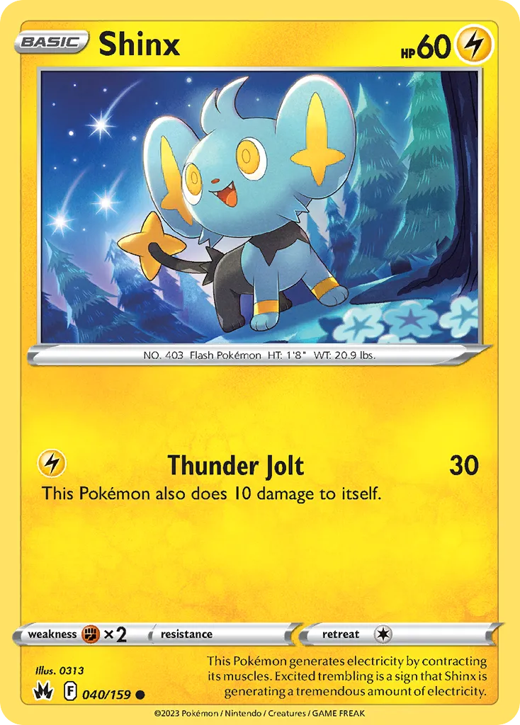 Shinx #40, Crown Zenith Reverse Foil