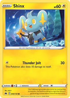 Shinx #40, Reverse Foil
