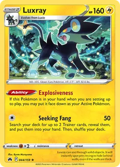 Luxray #44, Reverse Foil