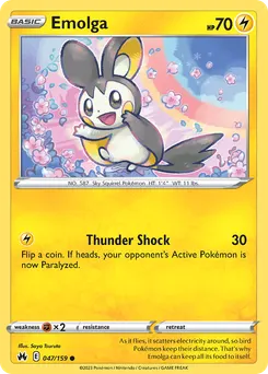 Emolga #47, Reverse Foil
