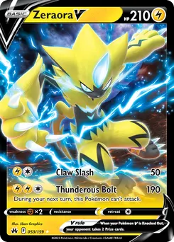 Zeraora V #53, Standard