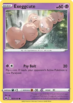 Exeggcute #57, Reverse Foil