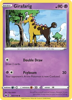 Girafarig #61, Reverse Foil