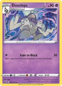Dusclops #63, Reverse Foil