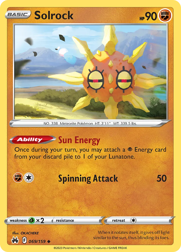 Solrock #69, Crown Zenith