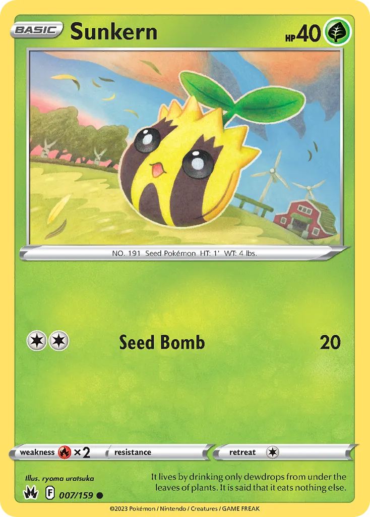 Sunkern #7, Crown Zenith