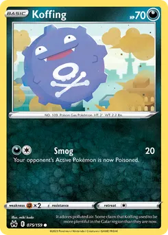 Koffing #75, Standard