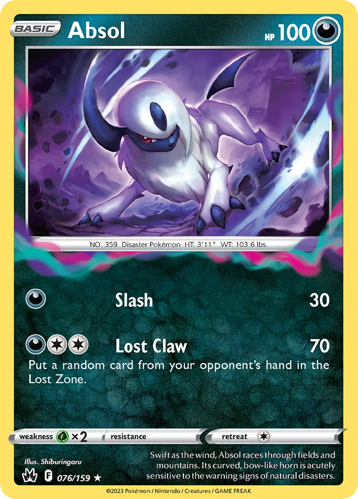 Absol #76, Crown Zenith