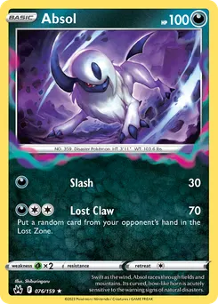 Absol #76, Reverse Foil