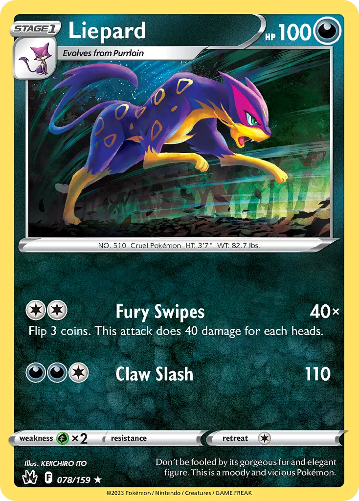 Liepard #78, Crown Zenith